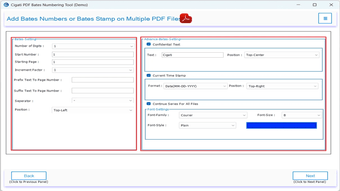 Imagen 0 para Cigati PDF Bates Numberin…