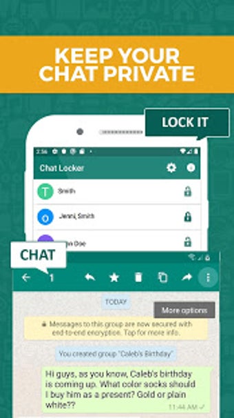 Imagen 3 para Chat Locker for WhatsApp