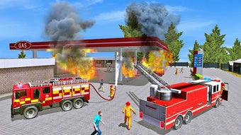 Image 1 for Fire Truck Driving Game 2…