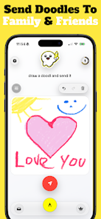 Image 0 for DOODL: send doodles to fr…
