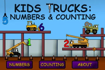 Image 0 for Kids Trucks: Numbers and …