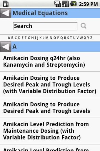 Image 0 for MedCalc 3000 Pharmacology