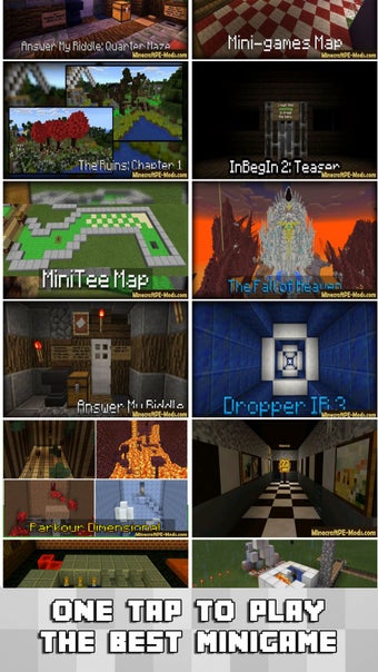 Imagen 1 para MCPE MAPS GAMES FOR MINEC…