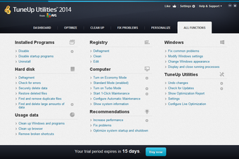Image 1 for TuneUp Utilities 2019