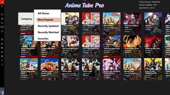 Image 1 for Anime Tube Pro for Window…