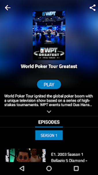 Image 1 for WatchWPT - World Poker To…