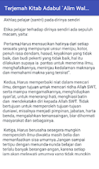 Image 3 for Terjemah Kitab Adabul 'Al…