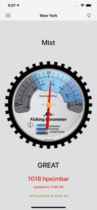 Image 1 for Fishing Barometer