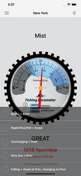 Image 2 for Fishing Barometer