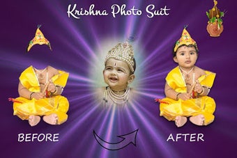 Image 1 for Krishna Photo Suit - Bal …