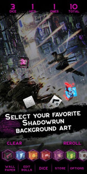 Image 1 for Shadowrun Dice Roller