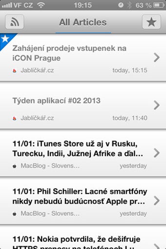 Image 0 for Feedie for iPhone