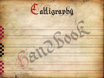 Imagen 0 para Calligraphy Handbook