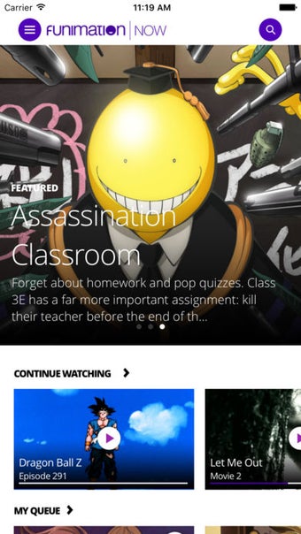 Image 1 for FunimationNow