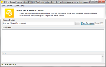 Image 2 for EML to Outlook Transfer