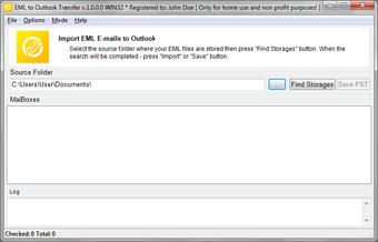 Image 1 for EML to Outlook Transfer
