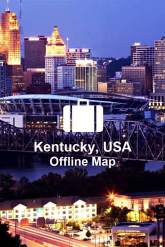 Image 0 for Offline Map Kentucky, USA…