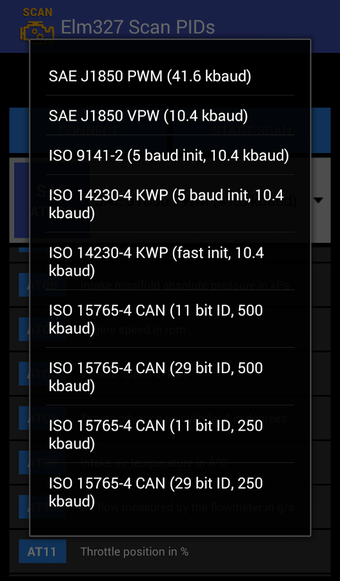 Image 1 for Elm327 Scan PIDs