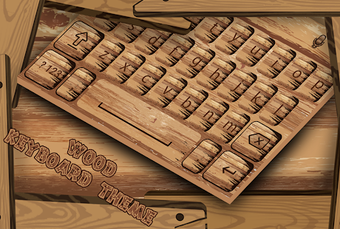 Image 1 for Wood Keyboard