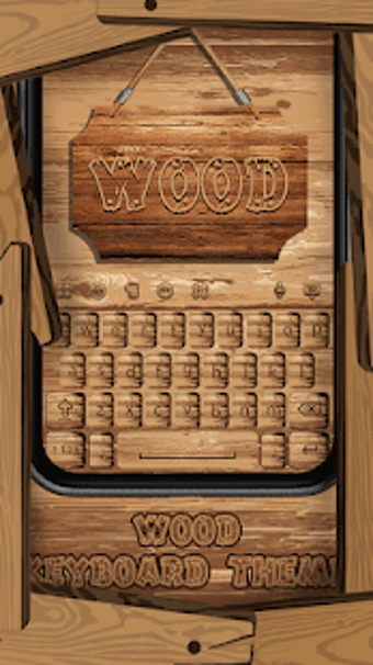 Image 0 for Wood Keyboard