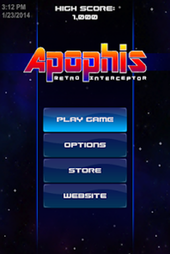 Image 0 for Apophis Retro Interceptor