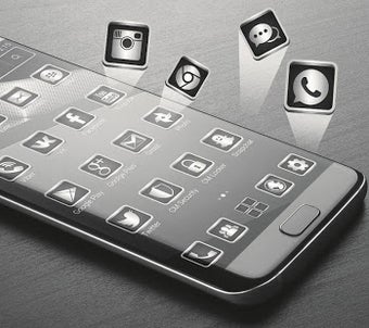 Imagen 3 para Luxury Black Silver Theme