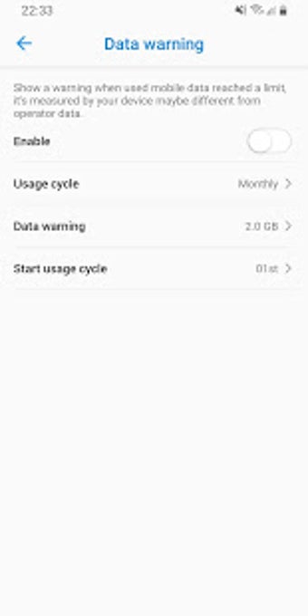 Imagen 1 para Data Usage - Data Manager