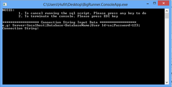 Image 0 for Big SQL Script File Runne…