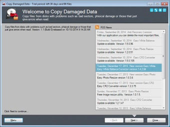 Image 0 for Copy Damaged Data