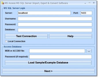 Imagen 0 para MS Access MS SQL Server I…