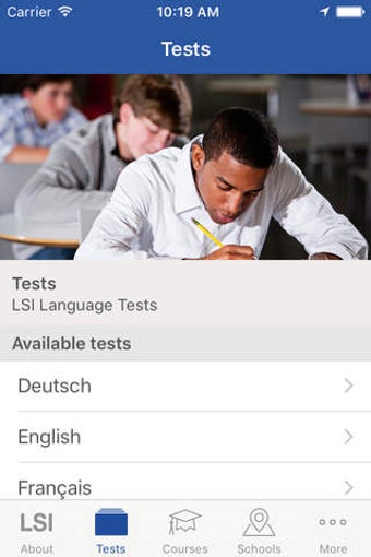 Image 0 for Language Tests