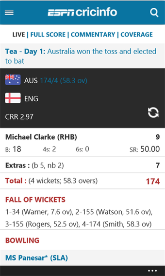 Imagen 0 para Cricket Live for Windows …