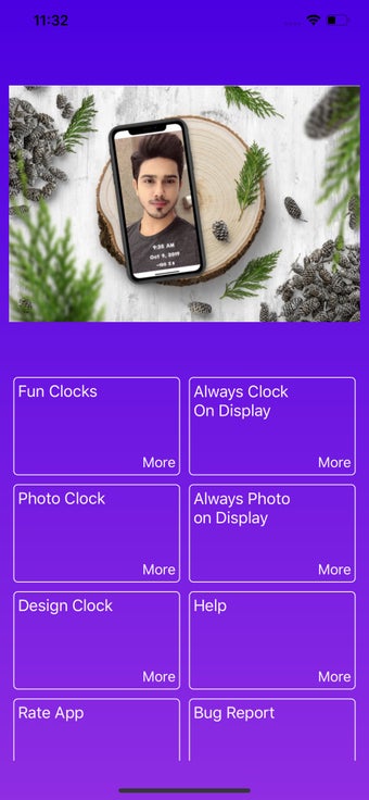 Image 2 for Clock Display Wallpaper C…