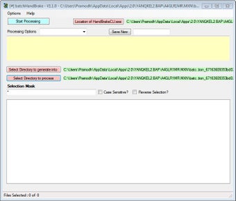 Image 0 for BatchHandBrake