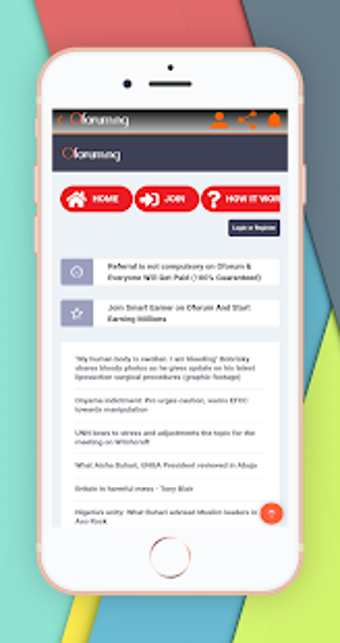 Imagen 0 para Oforum -Read News & Earn