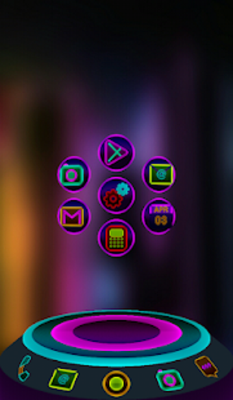 Imagen 1 para NEON - Z Next Launcher 3D…