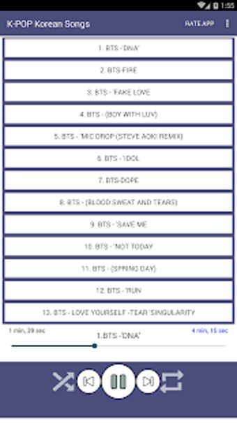 Image 0 for 100 KPOP korean songs off…