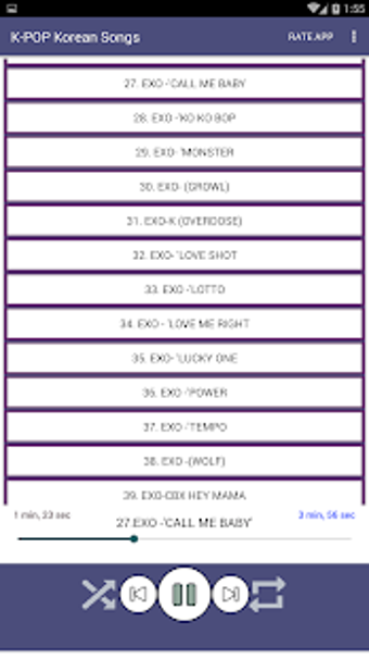 Image 2 for 100 KPOP korean songs off…