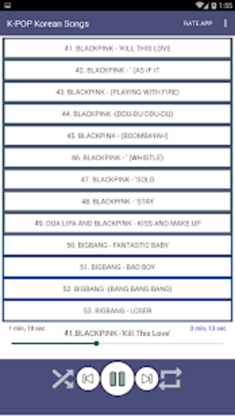 Image 1 for 100 KPOP korean songs off…
