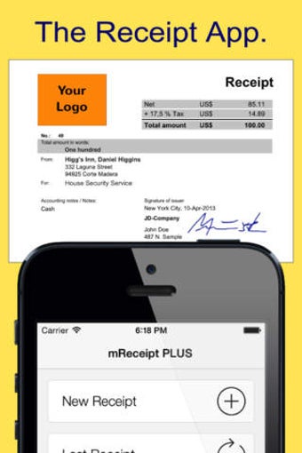 Imagen 0 para mReceipt PLUS - The Recei…