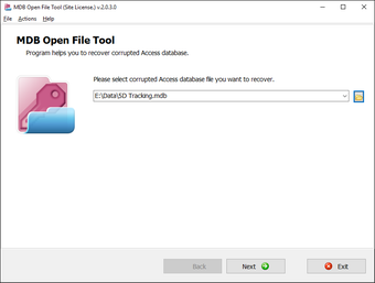 Image 0 for MDB Open File Tool