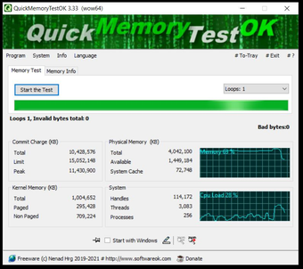 Image 0 for QuickMemoryTestOK