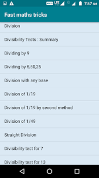 Image 2 for Fast math tricks Pro