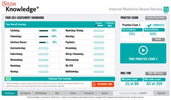 Image 0 for NEJM Knowledge+ IM Review