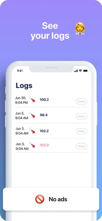 Imagen 3 para Body temperature app for …