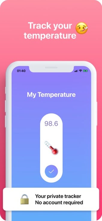 Image 0 for Body temperature app for …