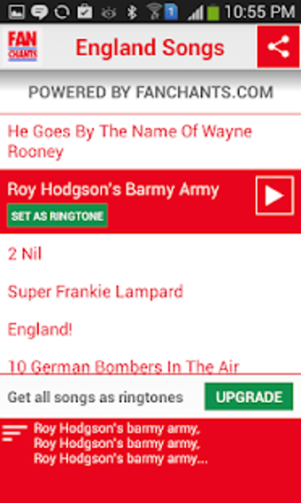 Imagen 1 para England Ringtones