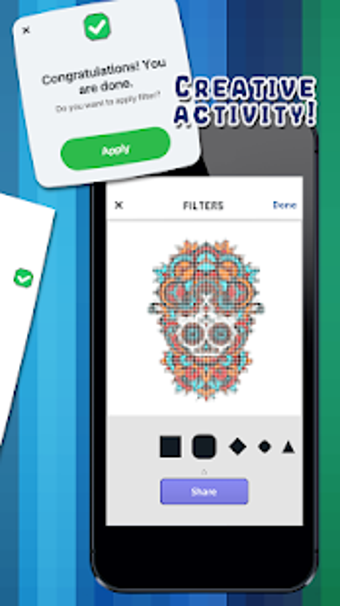 Image 3 for Sugar Skull Color By Numb…