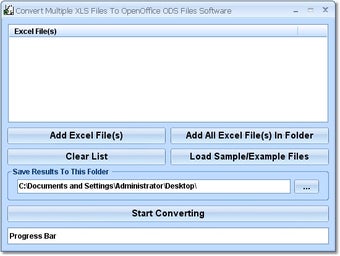 Image 0 for Convert Multiple XLS File…