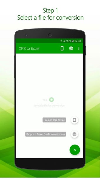 Image 0 for XPS to Excel